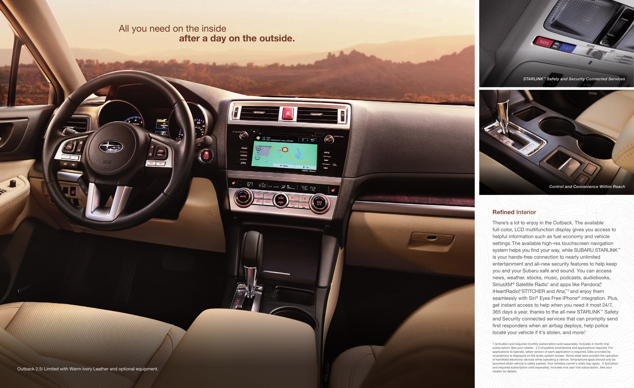 2016 Subaru Outback Brochure Page 10